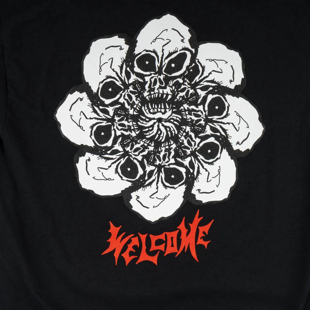 Welcome - Skull Tee Black