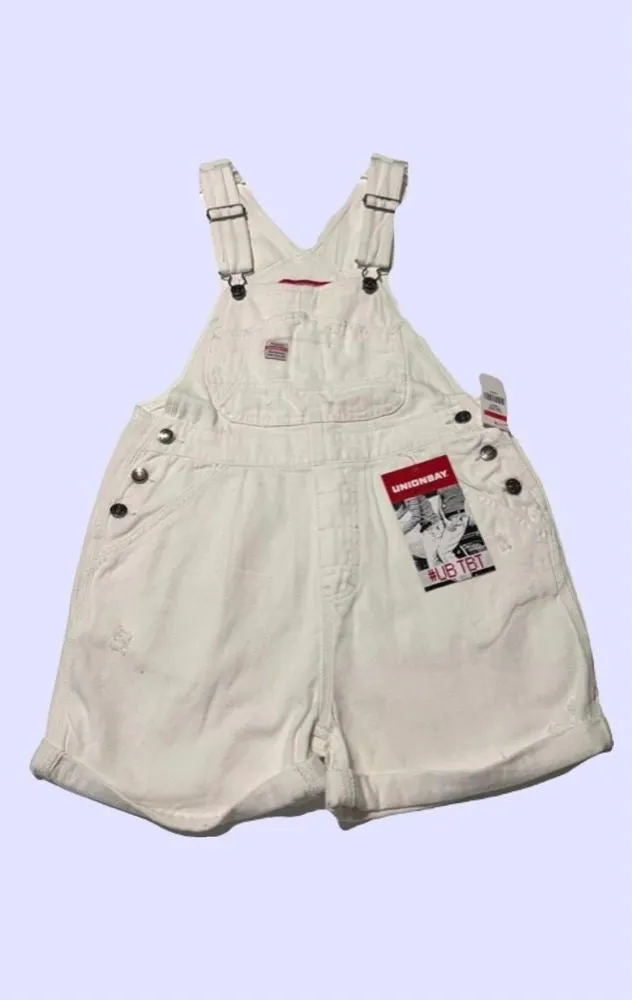 White Shortalls ~ Union Bay Women's Size Extra Small