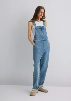 Willow Light Blue Denim Jean Jumpsuit