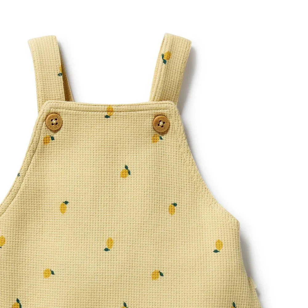 wilson   frenchy Organic Waffle Overall - Little Lemon