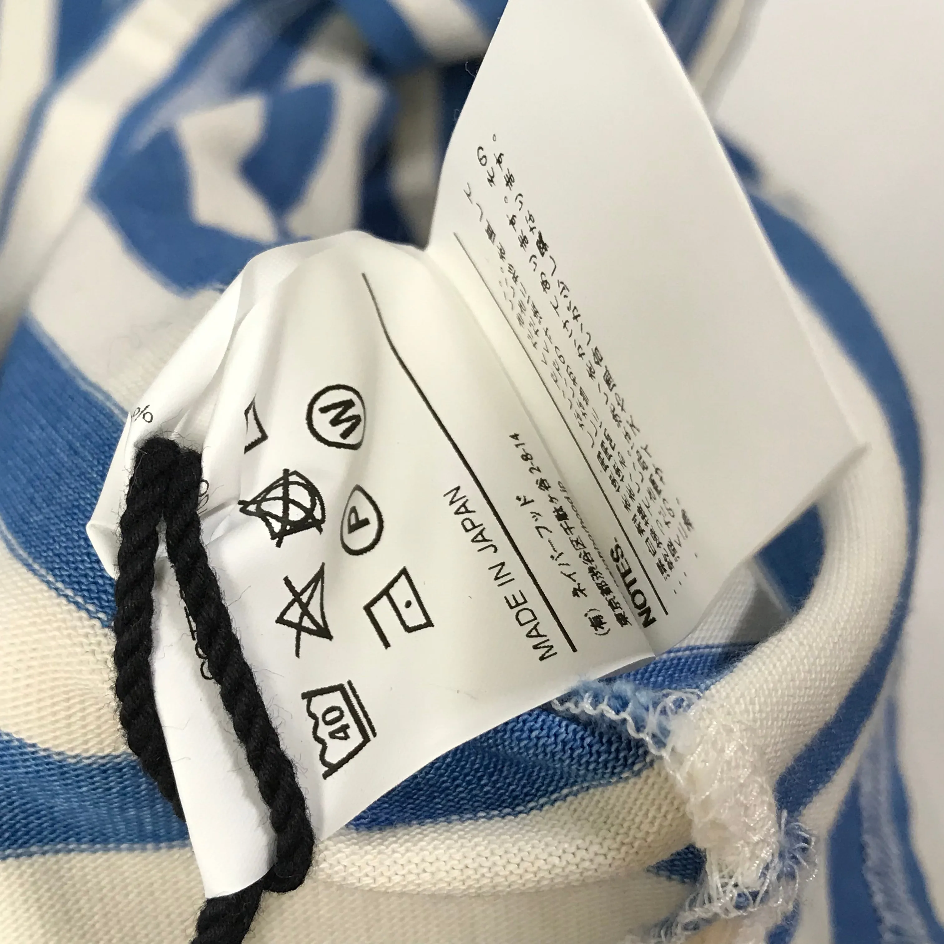 [XL] Neighborhood 17SS Pablo Striped S/S Shirt Blue