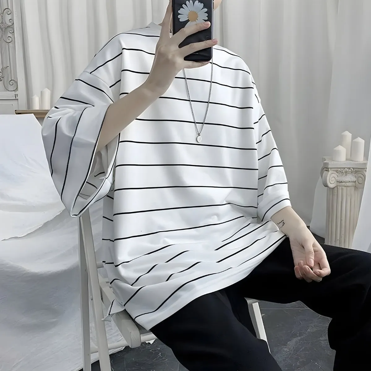 Y2K Basic Striped Tee