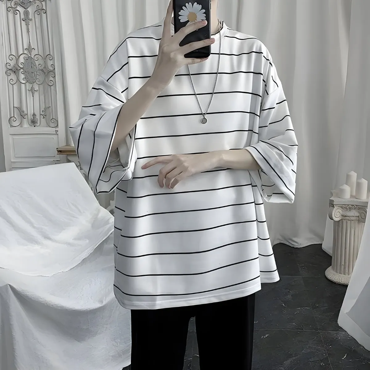 Y2K Basic Striped Tee