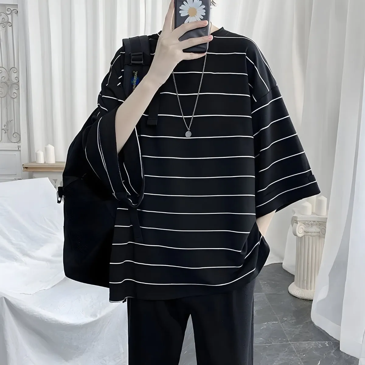 Y2K Basic Striped Tee