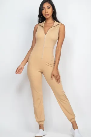 Zip Front Jumpsuit